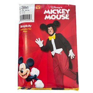 Y2K Disney Simplicity Sewing Pattern XS-XL Mickey Mouse Costume 22 Piece Kit CUT